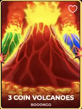 3 Coin Volcanoes di Booongo su Gangstasino