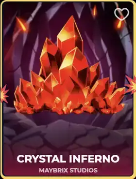 Crystal Inferno di Maybrix Studios su Gangstasino