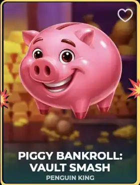 Piggy Bankroll: Vault Smash di Penguin King su Gangstasino